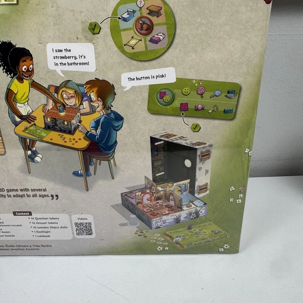 Gigamic Peek-a-Mouse Cooperative 3D Kids Board Game Ages‎ 5-9 France Animals New
